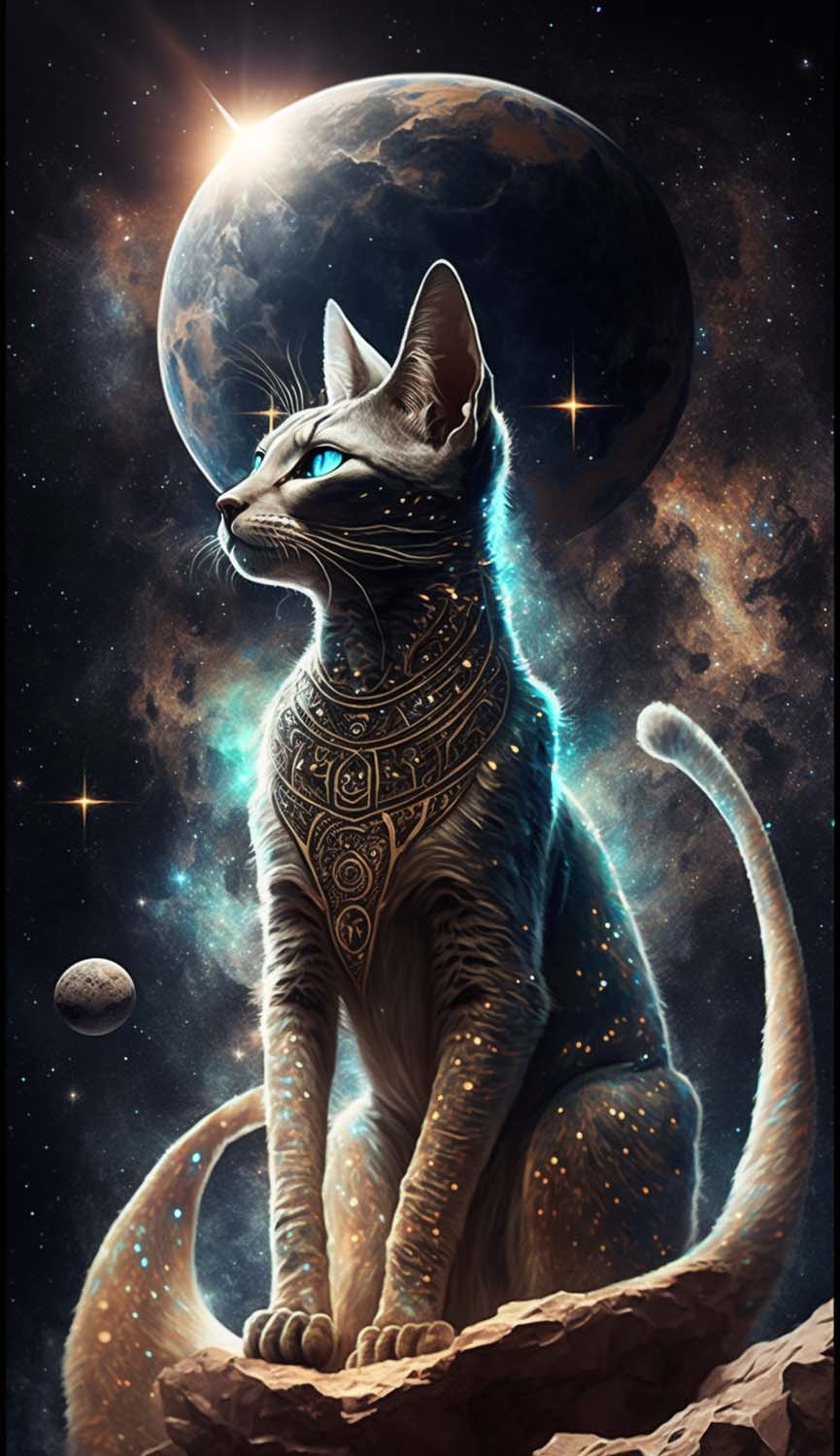 bastet forma di gatta