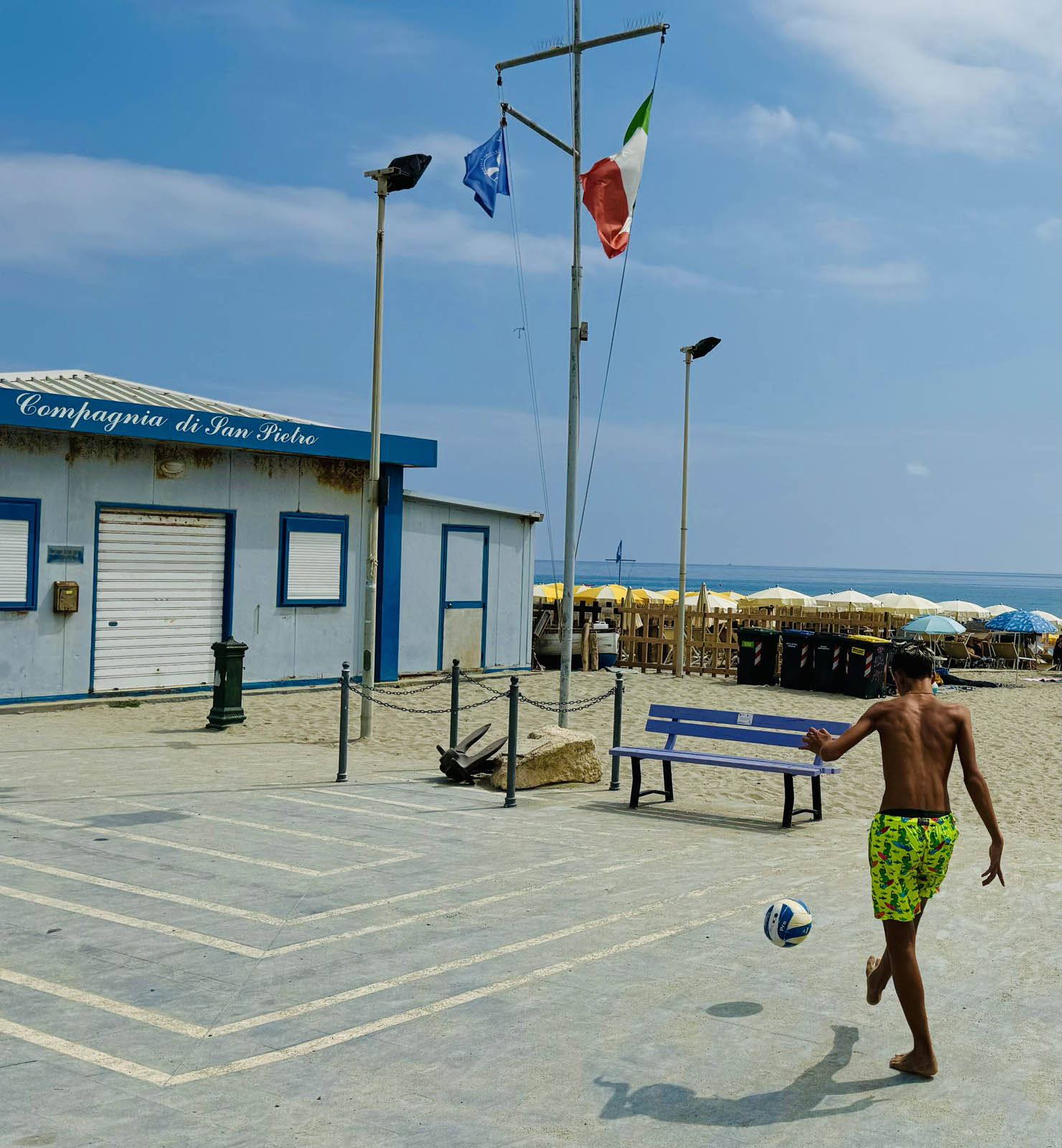 pallone spiaggia